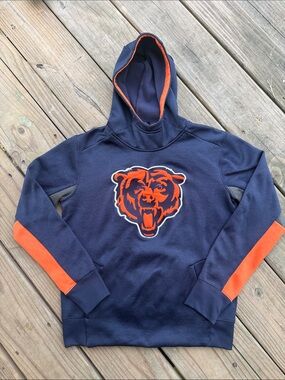 NFL Chicago Bears Football Youth Medium (10/12) Pullover Hoodie Sweatshirt